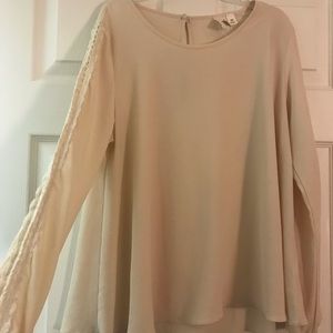 Off white long sleeve shirt